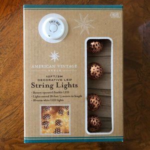 LED copper string lights